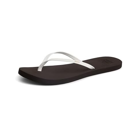 Reef Women's Bliss Nights Flip-Flop, Brown White Cover