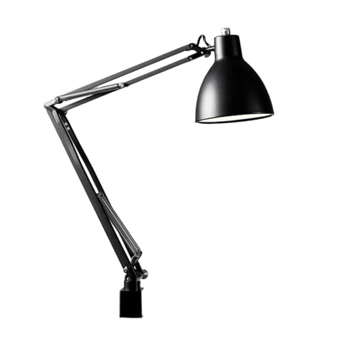 山田照明 Zライト LEDデスクライト E26LED電球 電球色 ブラック Z-00N B セード幅φ152mm・セード高162mm・アーム長300+360mm