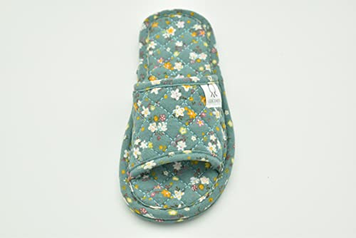 Ultralight Soft Indoor Open Toe Cotton linen Slippers Absorb Sweat Cloth Bottom House Slippers3