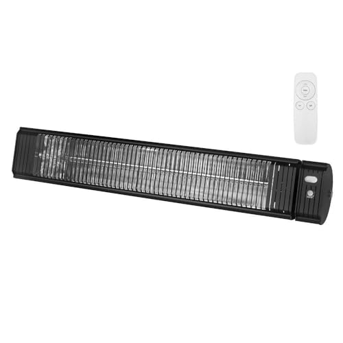3000 Watt Radiant Infrared Heater - Aura Series-Black Finish