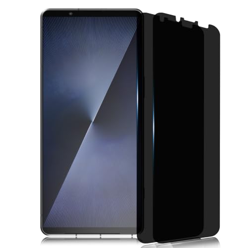 Gelaasso 2 Pièces Verre Trempé Anti Espion pour Sony Xperia 1 VII Protection d'écran, Dureté 9H Glass Anti Rayures - Confidentialité Protection en Écran