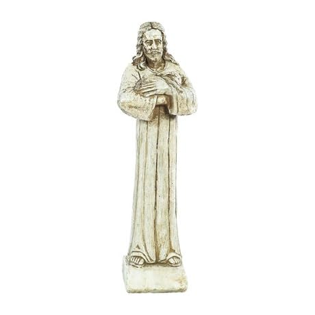 Jesus Holding Lamb Garden Statue