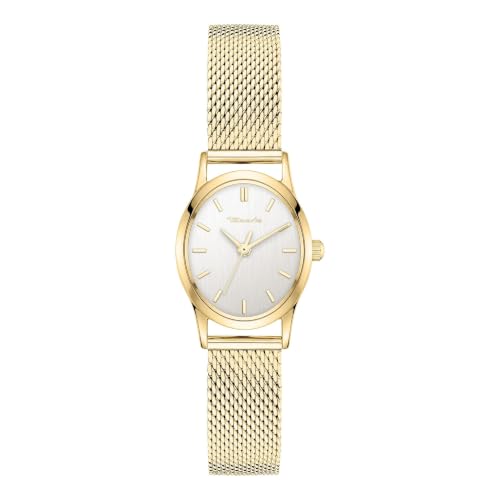 Tamaris Damen Armbanduhr Quarzuhr im Vintagestil