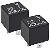 4RA 933 332-347 Automotive Relay (Pack of 2) - 24V 40A 4-Pin Heavy-Duty Relay for Hella 4RA 933 332 347 for Trucks, Commercial Vehicles - Replace HFV4 024-1H1SGD2 V23134-B52-X747