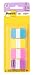 Post-it Tabs, 1-Inch Solid, Aqua, Yellow, Pink, Violet, 22/Color, 88 per Dispenser (686-AYPV1IN)