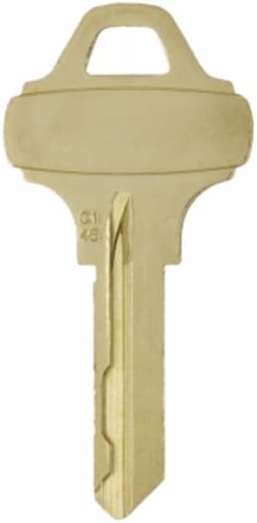 C145 Key Blanks for Residential Schlage SCH Everest Locks - Pack of (10, Gold)