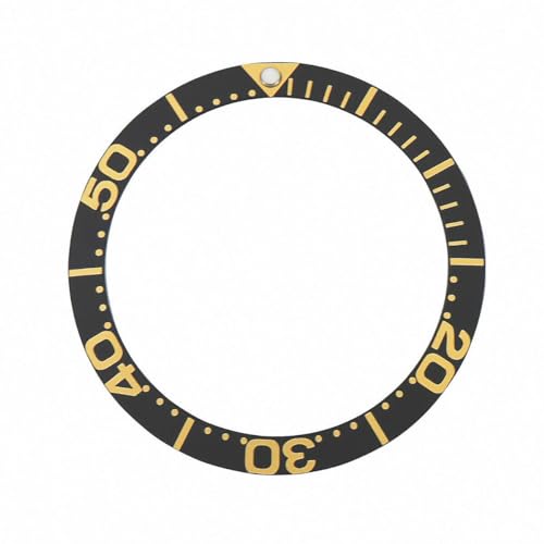 Ewatchparts Bezel Insert Compatible With Invicta 8926C 8928Ob Pro Diver Black Large Number Gold Font