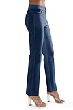Prolific Health Women's Jean Look Jeggings Straight Leg Tights Yoga Many Colors Spandex Leggings Pants S-XXXL (X-Large, Denim Blue)