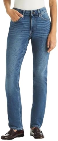 Nautica Women's Straight Leg Denim Mid Rise Jean