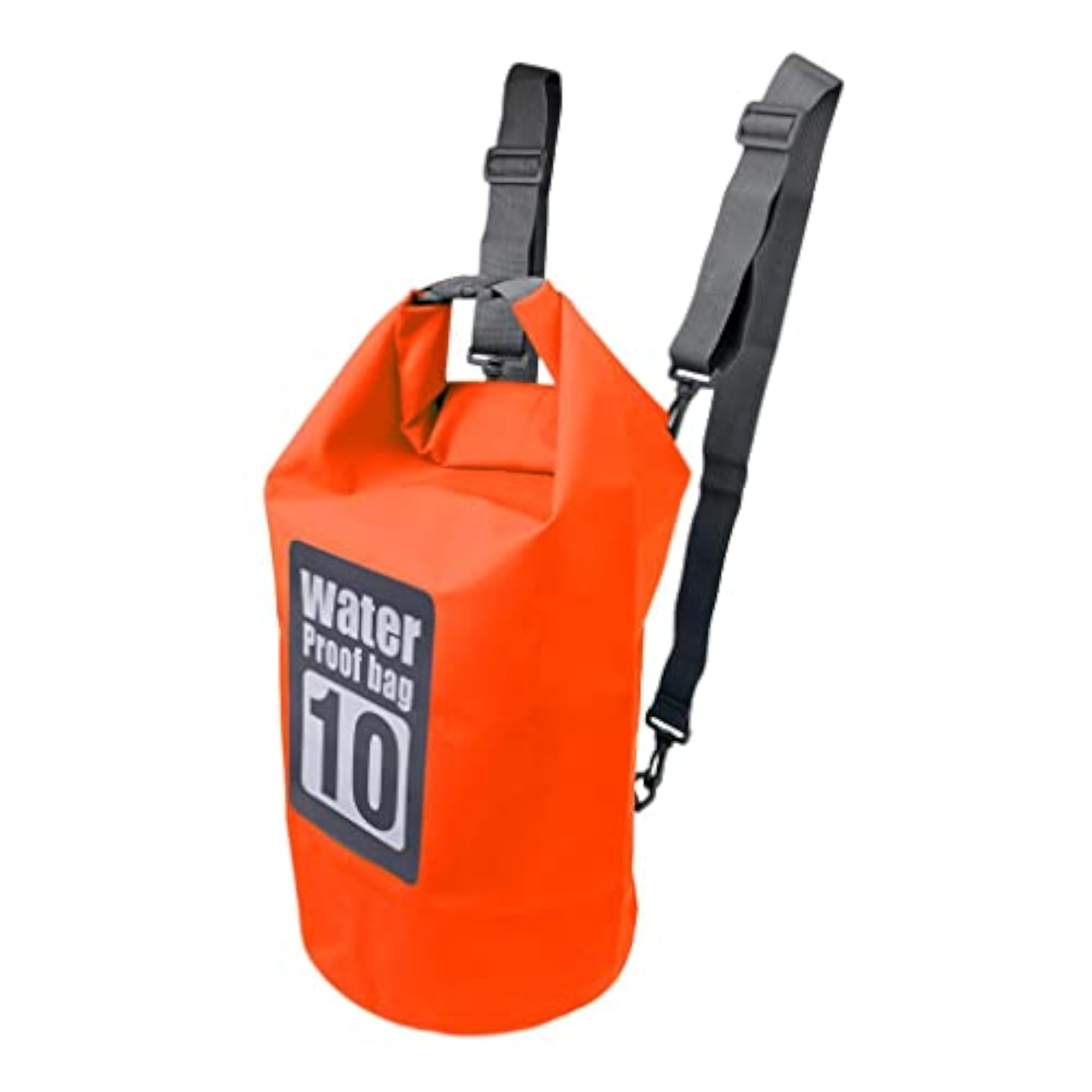 Waterproof Dry Sack Backpack, 10L Orange