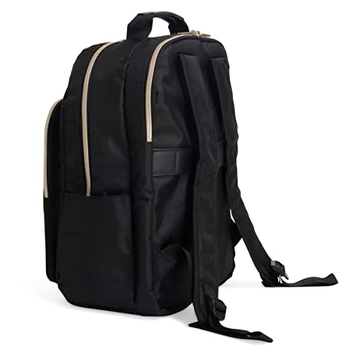 Kenneth Cole REACTION Women's Chelsea Chevron 15" Laptop and Tablet Backpack, Black - Image 3