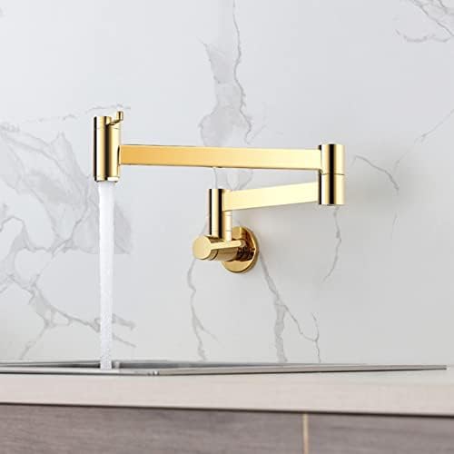 Robinet de cuisine à double joint et bras articulé orientable