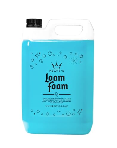 Peaty's LoamFoam Fahrradreiniger - Biologisch abbaubarer Fahrrad Reiniger, Fahrrad Reinigung in Profiqualität für alle Fahrradoberflächen, Kettenreiniger & Antriebsreiniger, Putzmittel, 5 L