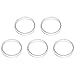 ibasenice 5pcs Petri Dish Agar Dish Culture Dish Pouring Agar Plates Lab Petri Plates Cell Dish Clear Tissue Culture Plate Glass Flat