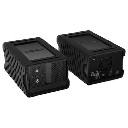 Image of Glyph Technologies Blackbox PRO RAID 16TB (2x8TB) 2-Bay USB-C 3.2 Gen 2 RAID Array, Black