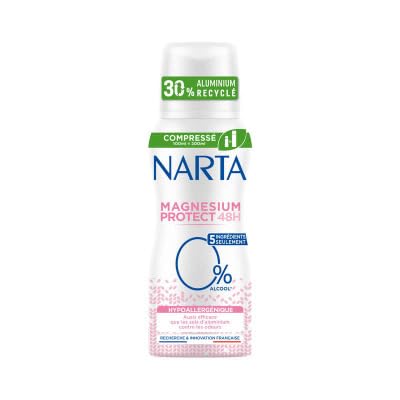 Narta Deodorant Spray Magnesium Protect 48h 100ml pour une protection anti-odeurs quotidienne