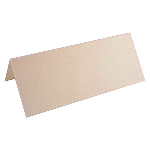 100 x lino color avorio bianco-Segnaposto da