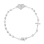 Silver Loving Link Chain Rosary