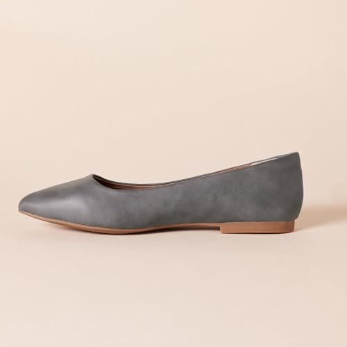 Image of Amazon Essentials Women's Pointed-Toe Ballet Flats