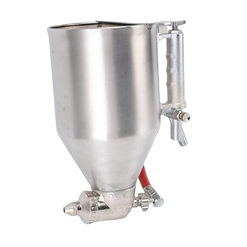 MENDUNER 空気圧セメント噴霧器。テクスチャードペイントやフェイクストーンペイントを塗布するための金属構造を備えた多用途エアホッパースプレーガン