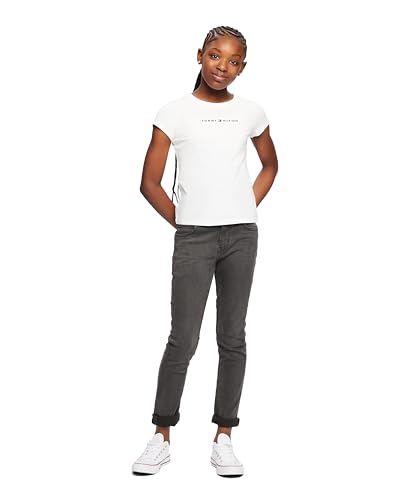 Tommy Hilfiger Girls' Short Sleeve Flag Logo T-Shirt2