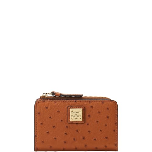 Dooney & Bourke Ostrich Zip Credit Card Wallet 14