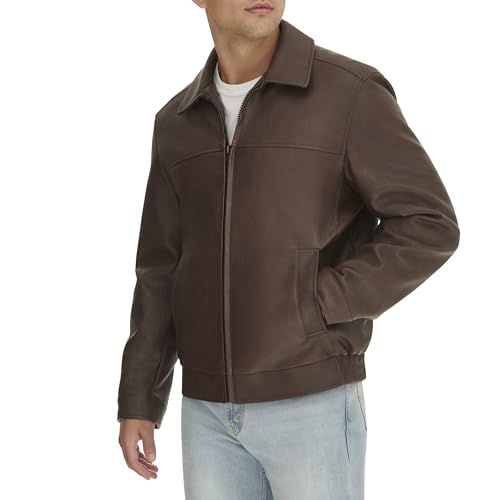 Image of DOCKERS Men's James Faux Leather Jacket (Regular, Big & Tall Sizes)