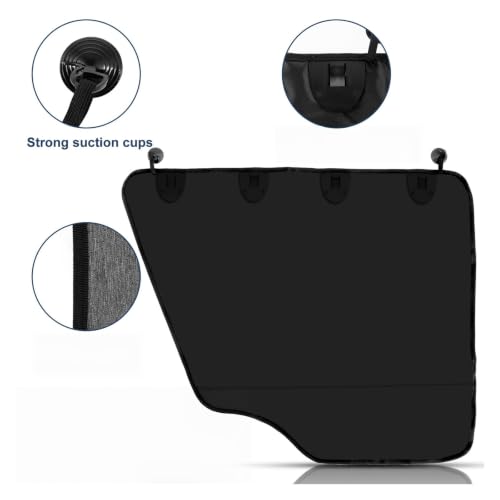 Protector puerta coche 600d adios arañazos de mascotas tela oxford cubierta lavable 3