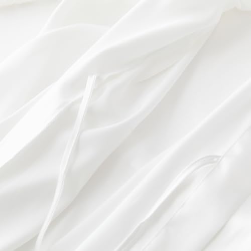 Women's Long Bride Bridesmaid Robes with Lace Trim Embroidery Bridal Silky Satin Kimono Wedding Party Bathrobe4