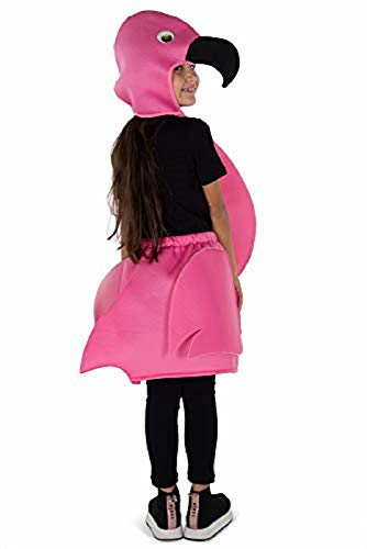Disfraz de Flamenco Rosa para Niñas Talla Mediana miniatura 2