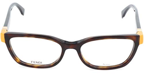 FENDI Brillengestelle FF 0130 TRD Monturas de gafas, Multicolor (Mehrfarbig), 51.0 para Mujer
