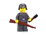 German Kar98 WW2 Soldier (SKU16)- Battle Brick Custom Minifigures