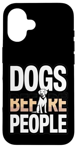 Funny Dogs Before People ���D���̌��t �X�}�z�P�[�X iPhone 16 �p