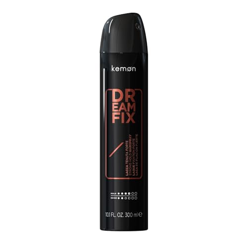 Kemon - Dreamfix, Lacca Professionale Per Capelli Con Azione Fissante, Ideale Per Acconciature, Lunga Tenuta Della Piega, 300 ml