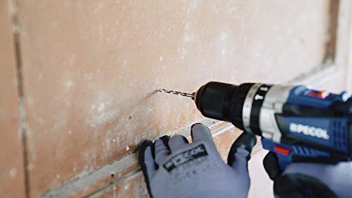 Pecol 000018020004 Kombi-Bohrmaschine, 20 V, bürstenlos, 20 W, Schwarz, Blau und Rot – Bild 3