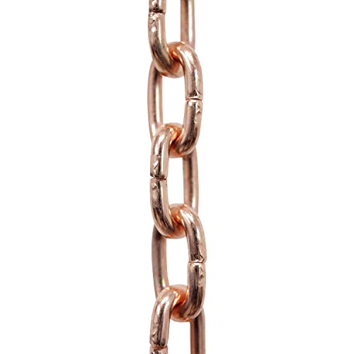 Image of RCH Hardware CH-S53-14-CO Steel Clock Chain 14 Gauge, Copper (1 Foot)