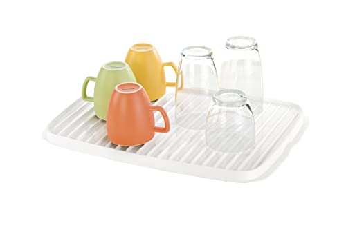 Tescoma 900641 Crockery Double Drainer, White