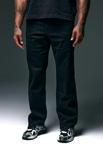 ANANKE Straight Leg Knit Jean | Men’s Cotton Stretch Knit Denim Mid-Rise Relaxed Fit Zip Fly2