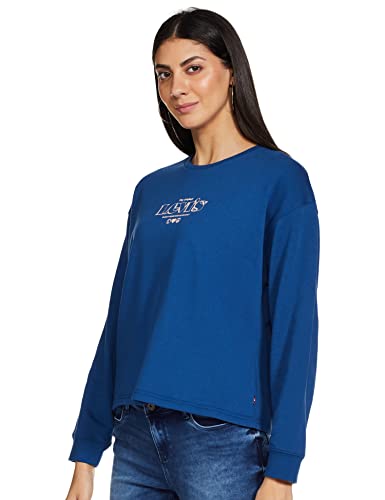 Image of Levi's Women's Cotton Hooded Neck Sweatshirt