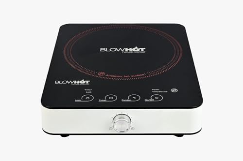 Image of BLOWHOT BL 500 Grill Infrared Cooker 2200 Watt, Infrared Cooktop with Mesh Tray | Electric Grill Cooker | Fast Heating Cook Top, Suitable for All Flat Bottom Utensils | 1 Year Warranty