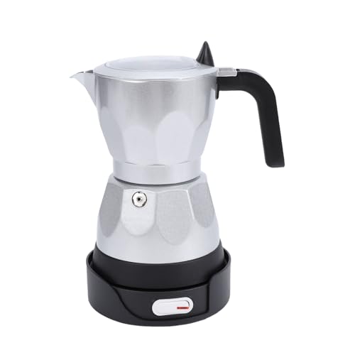 Cafetera eléctrica portátil de aluminio 3 tazas