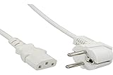Netzkabel zum Anschluss von Elektrogeräten mit Kaltgeräteanschluss.