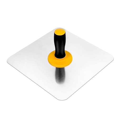 MCSDFN Aluminum Plaster Hawk 12 Inch Drywall Hawk with Ergonomics Handle Plaster Mortar Board Holder Finishing Plastering Tool Professional Stucco Tool