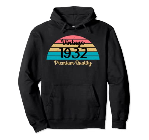 90 cumpleaños de 1932 Sudadera con Capucha