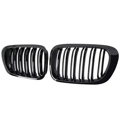 Parrilla delantera negra brillante para BMW Serie 3 E46 1998-2001 de 2 y 4 puertas
