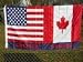 USA/CANADA 3X5 POLYESTER FLAG (97) `