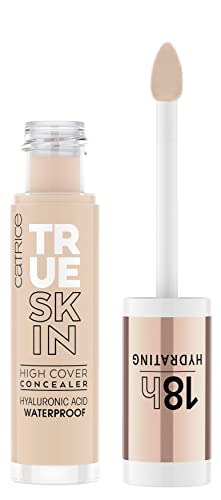 Catrice | True Skin High Cover Concealer | Waterproof & Lightweight For Soft Matte Look | Contains Hyaluronic Acid & Lasts Up To 18 Hours | Vegan, Cruelty Free, Gluten Free (010 | Cool Cashmere) #TOP1
