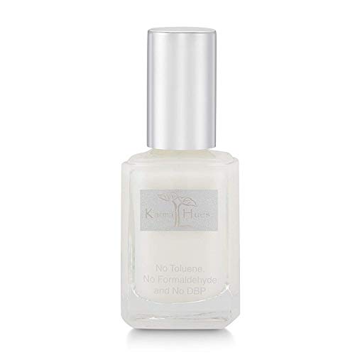 Karma Organic Natural Nail Polish-Non-Toxic Nail Art, Vegan and Cruelty-Free Nail Paint (WHITE CAPS ON THE HUDSON)