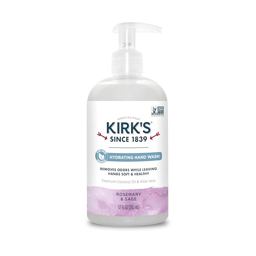 Kirk's Odor Neutralizing Hydrating Hand Soap, Rosemary Sage 12 Ounce