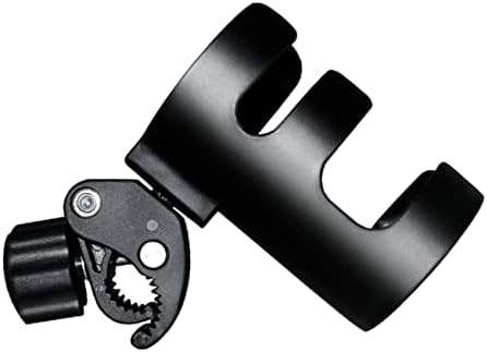 Totority Trolley Cup Holder Wheelchair Cup Holder Kids’+Bicycles Rolling Cart Accessories Bike Water Bottle Carrier Bike Drink Bottle Holder Pram Cup Holder Black Baby Cart Bottle Holder